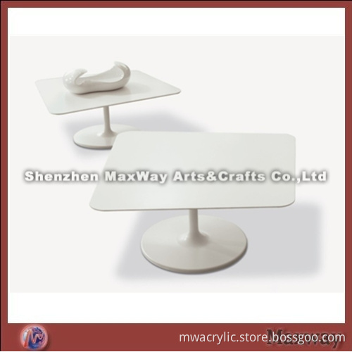 White High Grade Acrylic/Perspex Coffee Table designed with Imagination